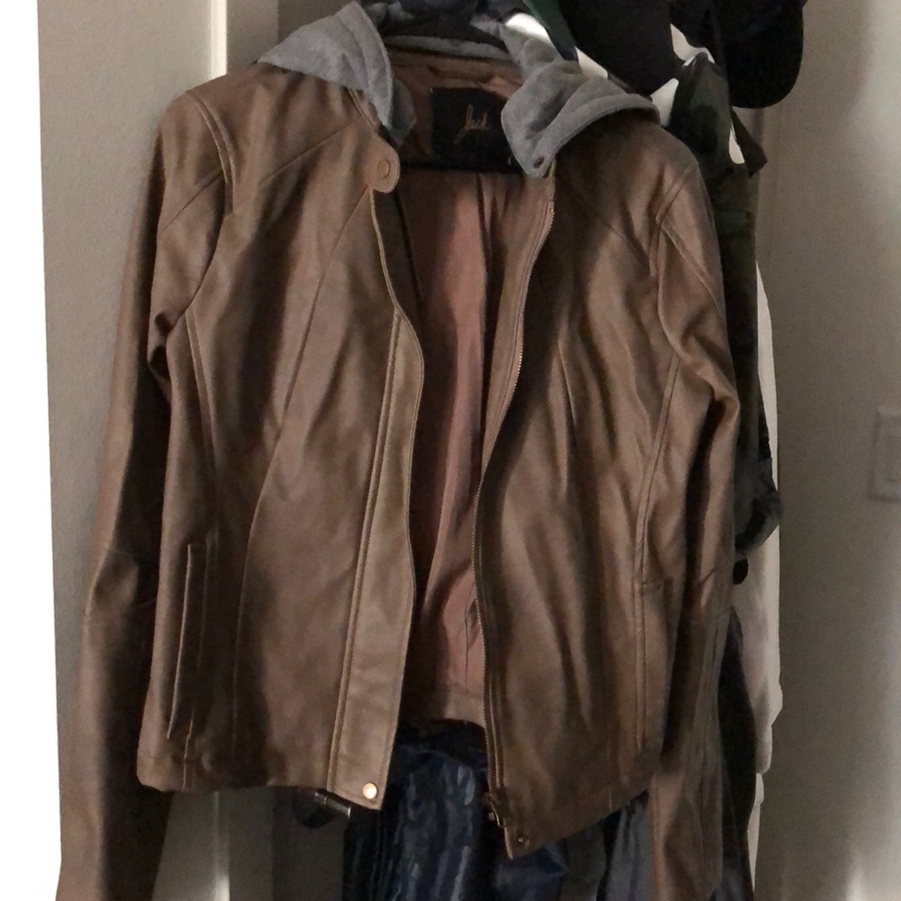 Faux Leather Jacket